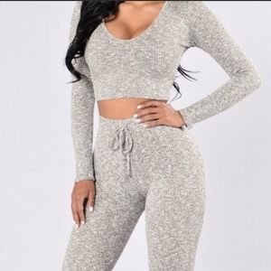 Fashion Nova Wanderlust Top - Gray